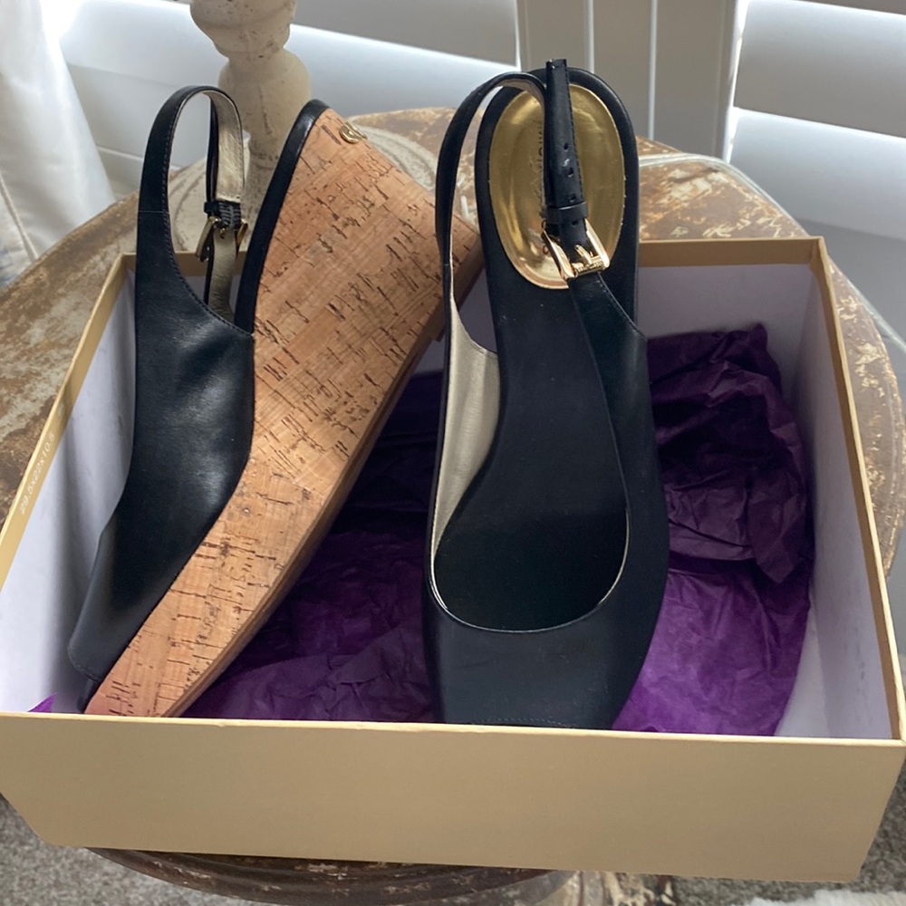 Michael Kors wedge shoe sling back